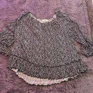 Faded Glory Floral Shirt